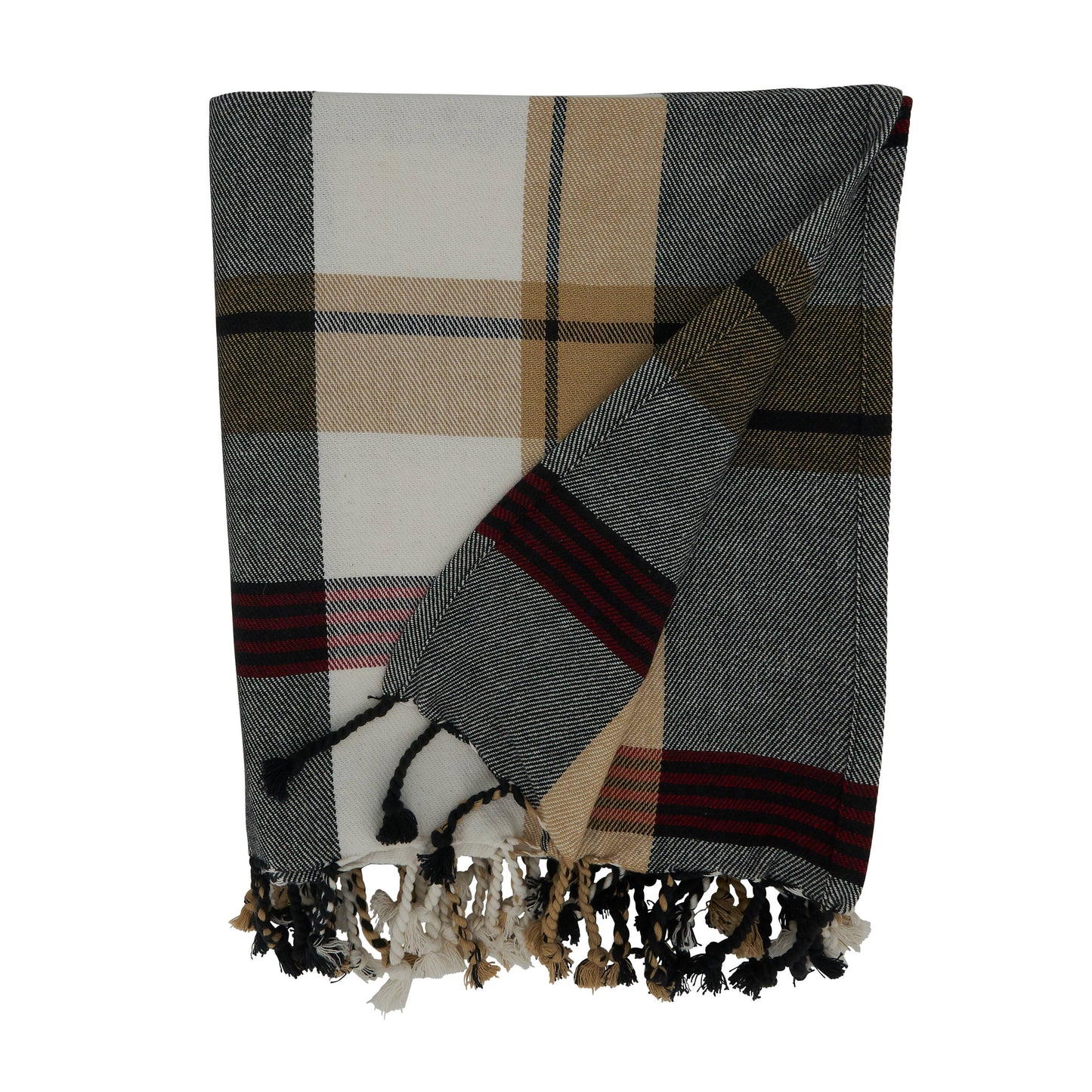 Plaid Throw