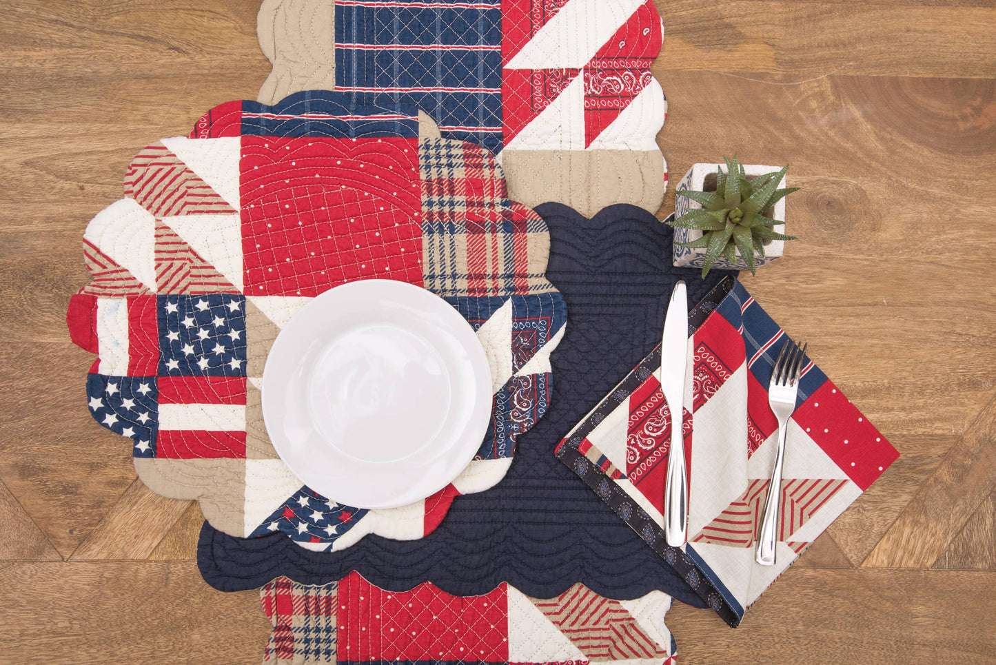 Patriotic Levi Star 4th Of July Napkin
