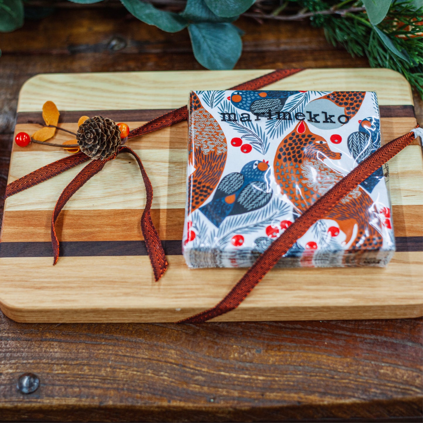 Small Rectangle Board with Animal Cocktail Napkins