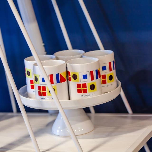 Nautical Flags "Bristol, RI" Mug