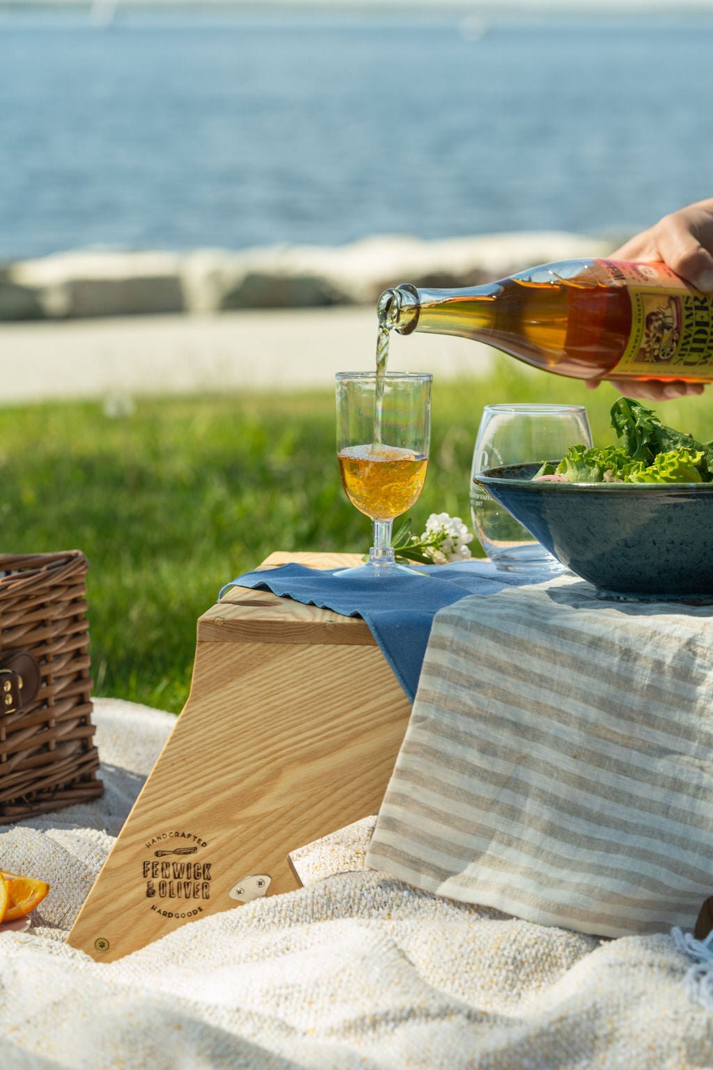 Convertible Picnic Table/Basket by F&O - Fenwick & OliverConvertible Picnic Table/Basket by F&OFenwick & OliverFenwick & Oliver