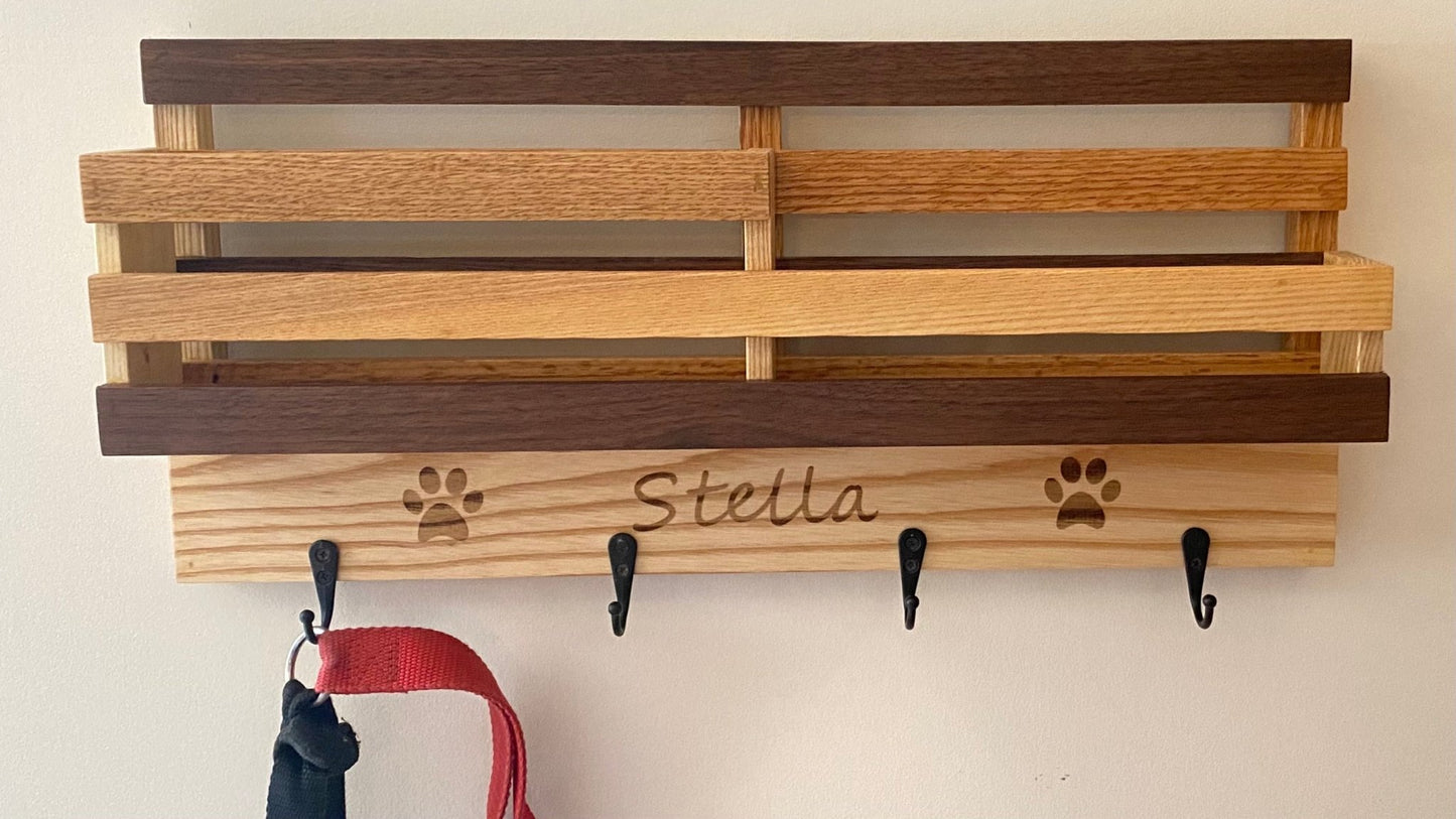 Leash Holder: Personalized with Pet Name/s - Fenwick & OliverLeash Holder: Personalized with Pet Name/sFenwick & OliverFenwick & Oliver