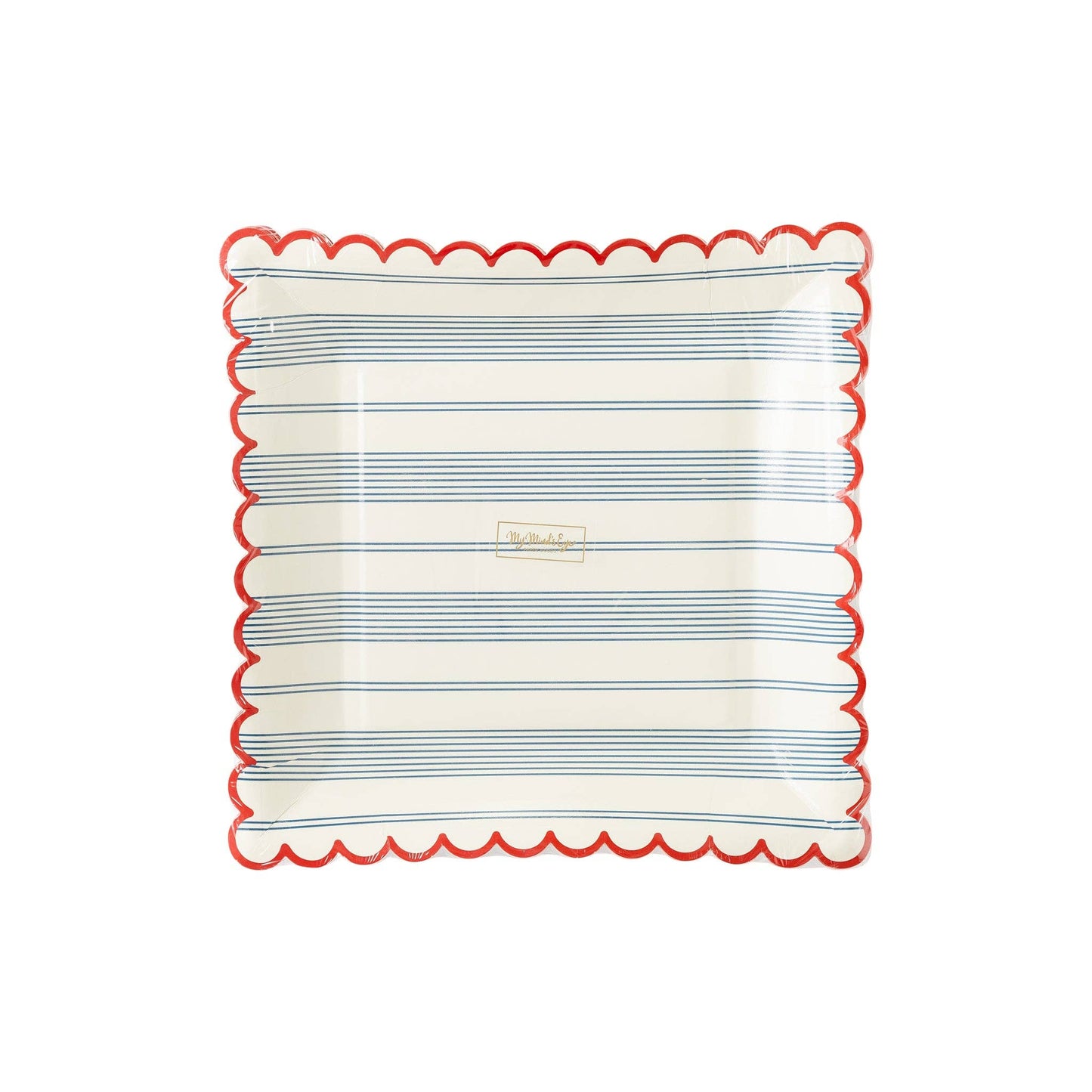 My Mind’s Eye - HAM942 - Striped Scallop Plates - Fenwick & OliverMy Mind’s Eye - HAM942 - Striped Scallop PlatesMy Mind’s EyeFenwick & OliverHAM942