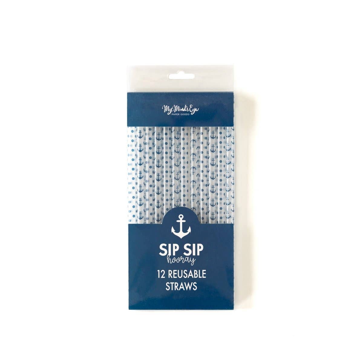 My Mind’s Eye - PLSS152 - Nautical Reusable Straws - Fenwick & OliverMy Mind’s Eye - PLSS152 - Nautical Reusable StrawsMy Mind’s EyeFenwick & OliverPLSS152