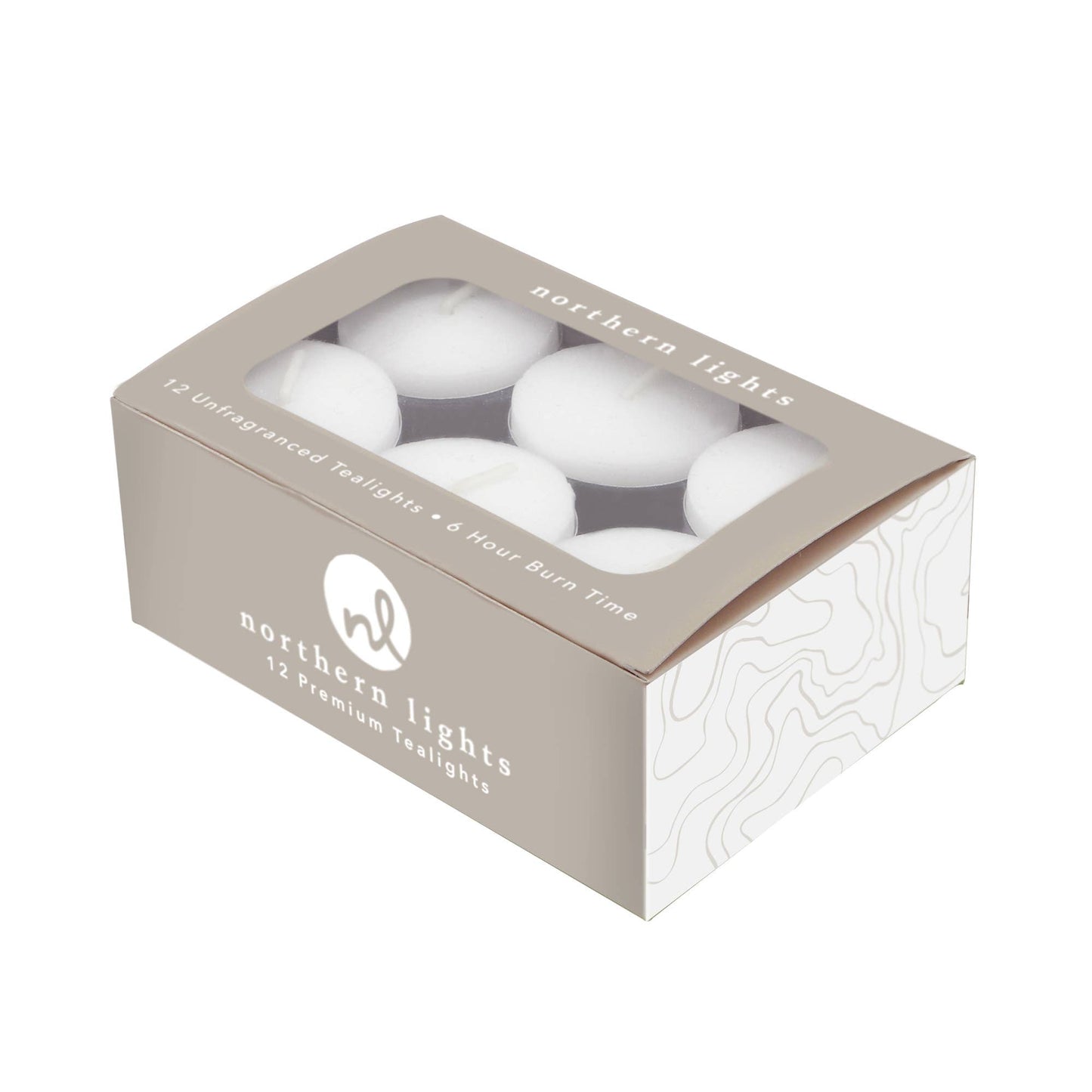 Northern Lights - Unfragranced Tealights - 12pc Box - Fenwick & OliverNorthern Lights - Unfragranced Tealights - 12pc BoxNorthern LightsFenwick & Oliver91708