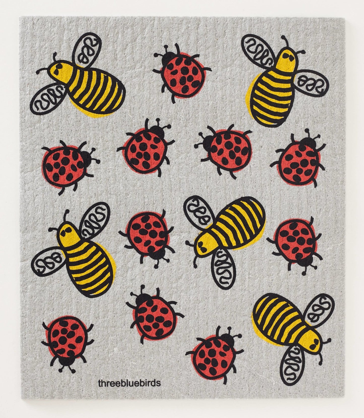 Three Bluebirds Swedish Dishcloths - Bees and Bugs Swedish Dishcloth - Fenwick & OliverThree Bluebirds Swedish Dishcloths - Bees and Bugs Swedish DishclothThree Bluebirds Swedish DishclothsFenwick & Oliver3BB-60