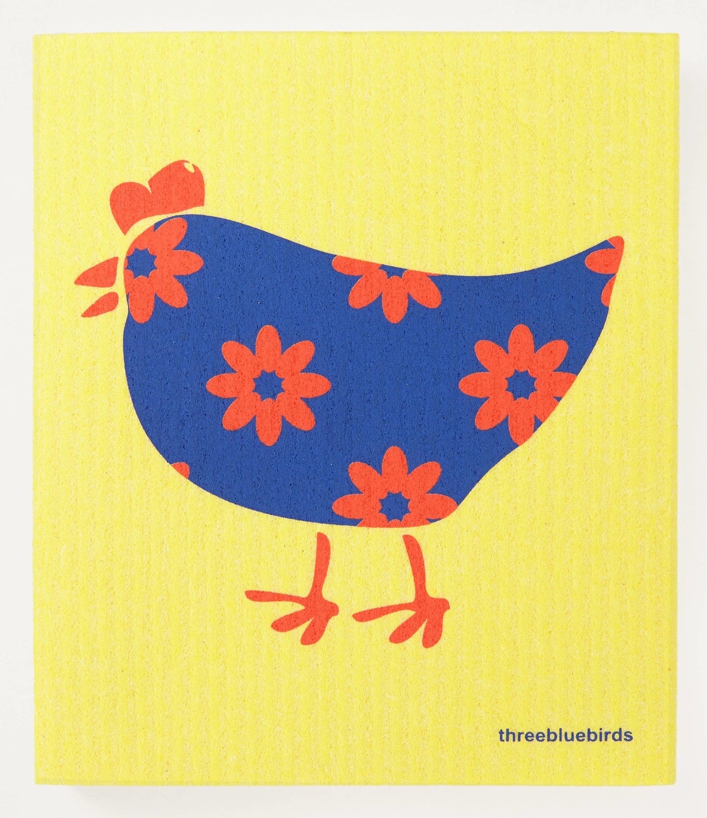 Three Bluebirds Swedish Dishcloths - Lucille on Yellow - Fenwick & OliverThree Bluebirds Swedish Dishcloths - Lucille on YellowThree Bluebirds Swedish DishclothsFenwick & Oliver3BB-31