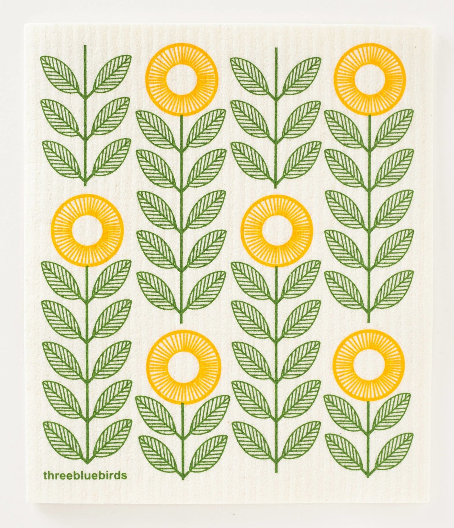 Three Bluebirds Swedish Dishcloths - Sunflowers Swedish Dishcloth - Fenwick & OliverThree Bluebirds Swedish Dishcloths - Sunflowers Swedish DishclothThree Bluebirds Swedish DishclothsFenwick & Oliver3BB-610