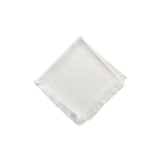 Waffle Weave Ivory White Napkin