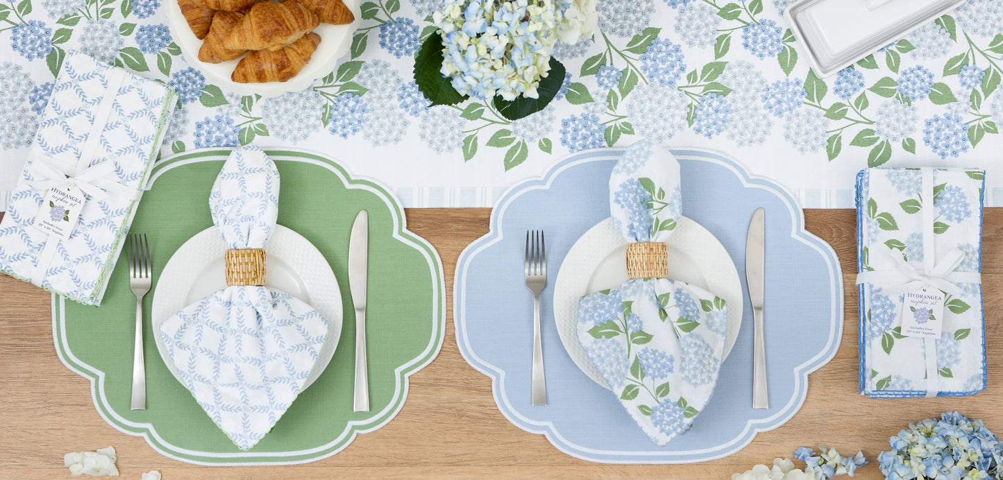 Mistletoe Green Slub Placemat