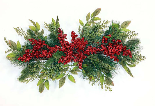 26" Weatherproof Berry Swag