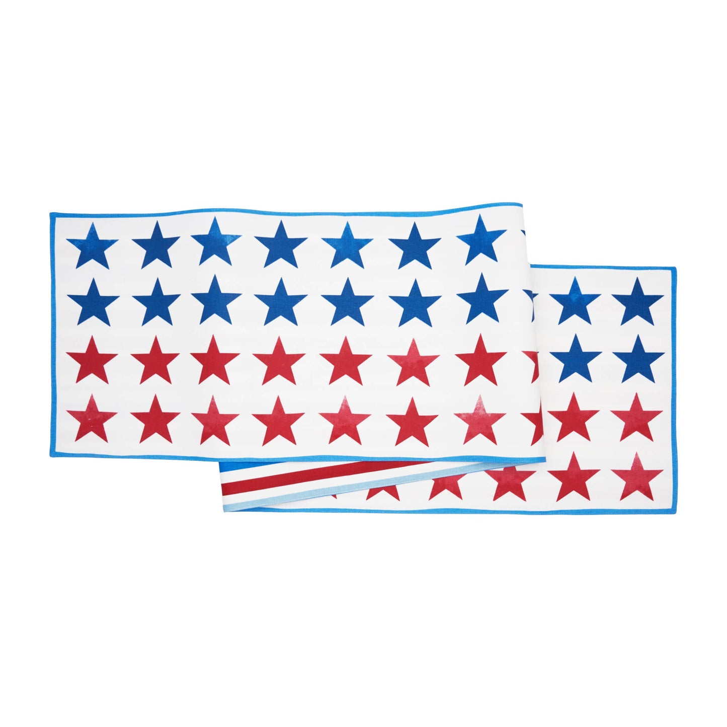 Patriotic Red White & Pow Table Runner