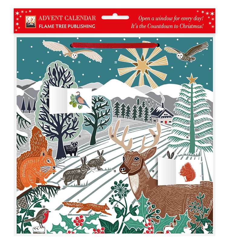 Kate Heiss: Winter Wonderland Advent Calendar (with stickers) by