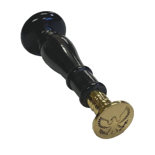 Brass Eagle Seal with Black Wooden Handle | Writing supplies