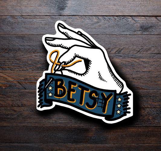 Betsy Ross Sticker | American Women's History