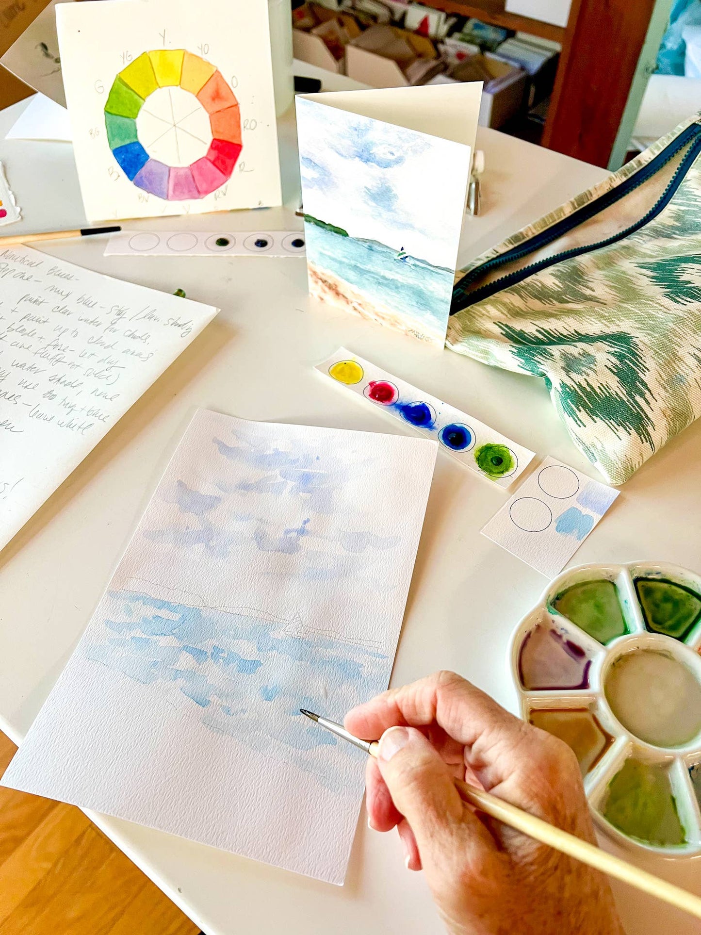 Watercolor Art Kit- Sailing