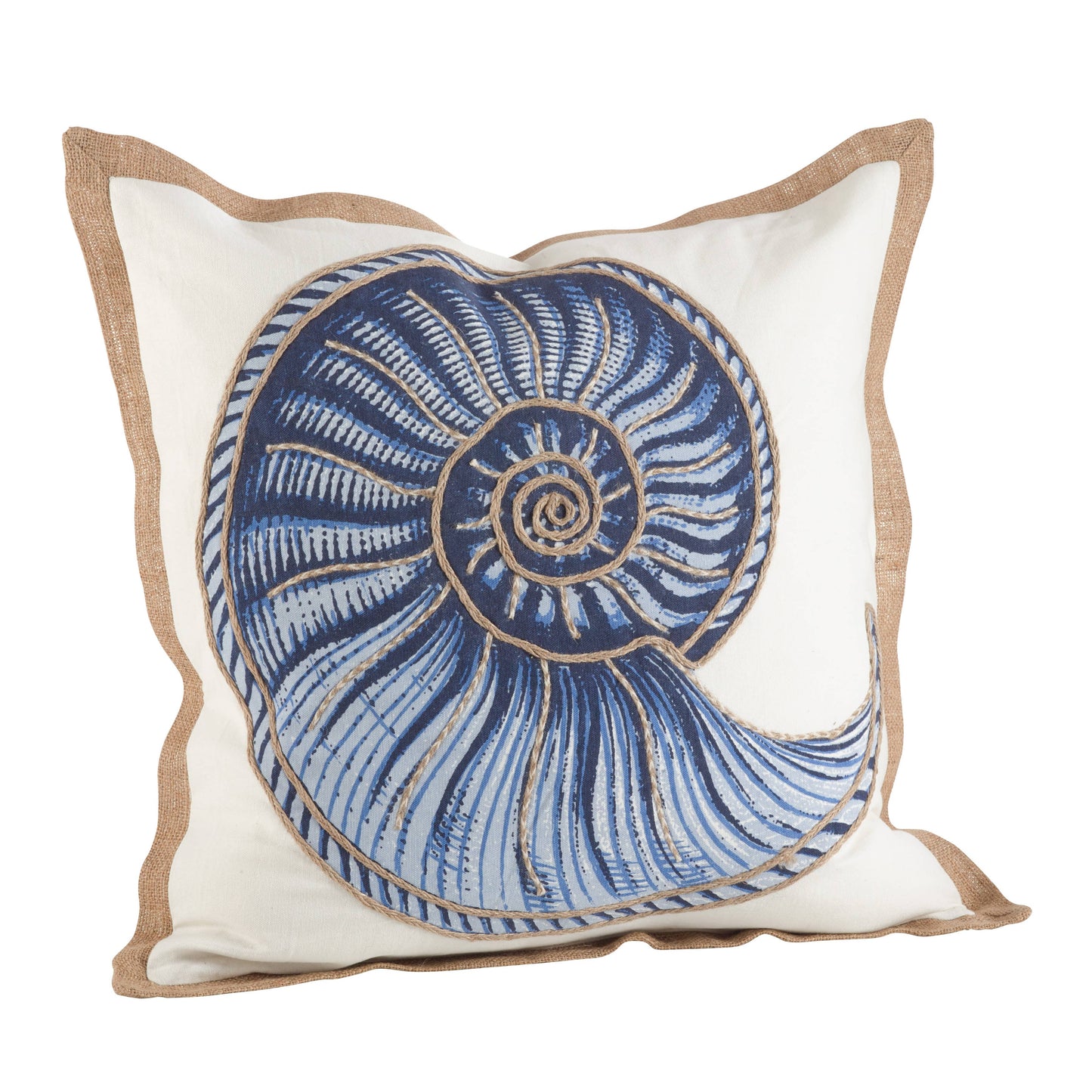 Spiral Shell Pillow - Down Filled