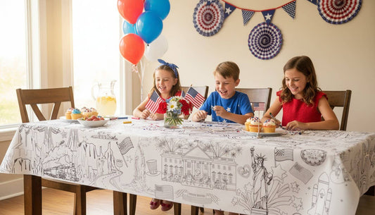 America 250 Coloring Tablecloth