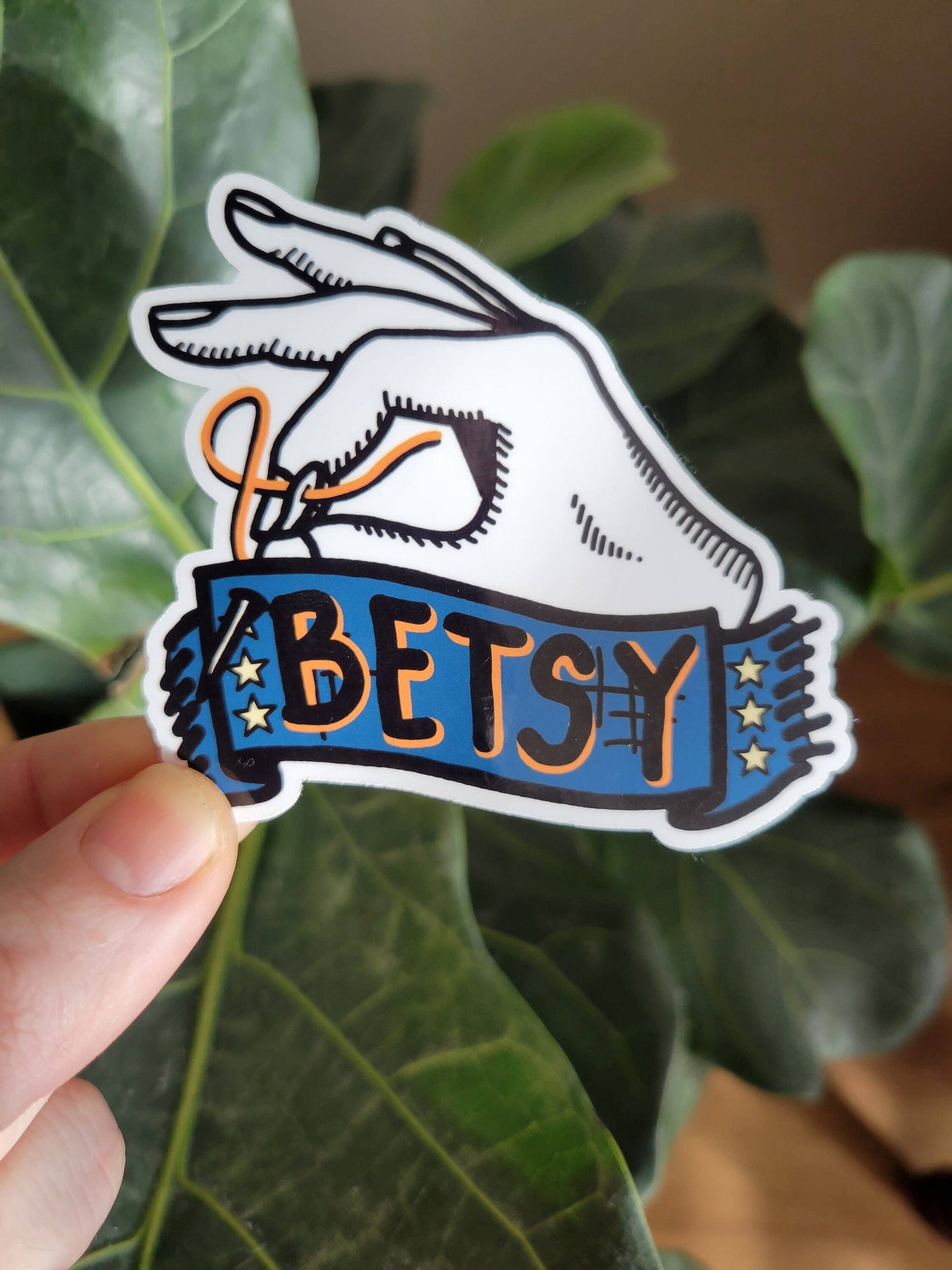 Betsy Ross Sticker | American Women's History
