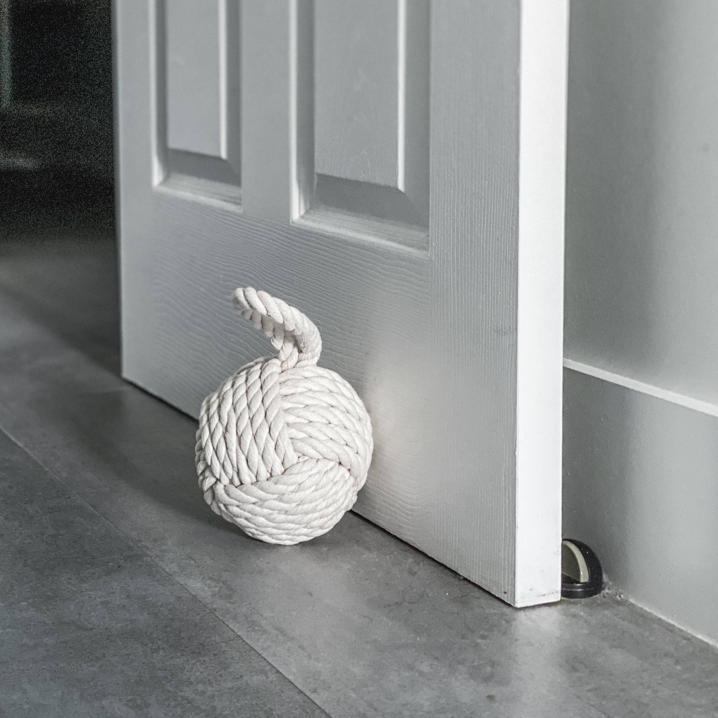 499 - Nautical Door Stopper: White