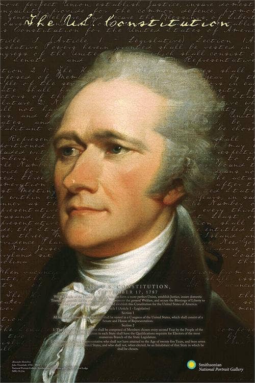 Smithsonian - Hamilton Poster 24" x 36"