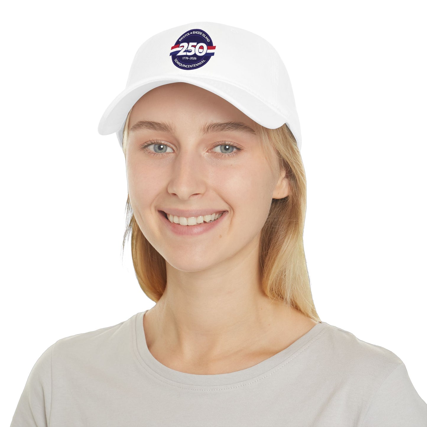 Bristol 250th Anniversary Baseball Cap — Commemorative 1776–2026 Round Emblem