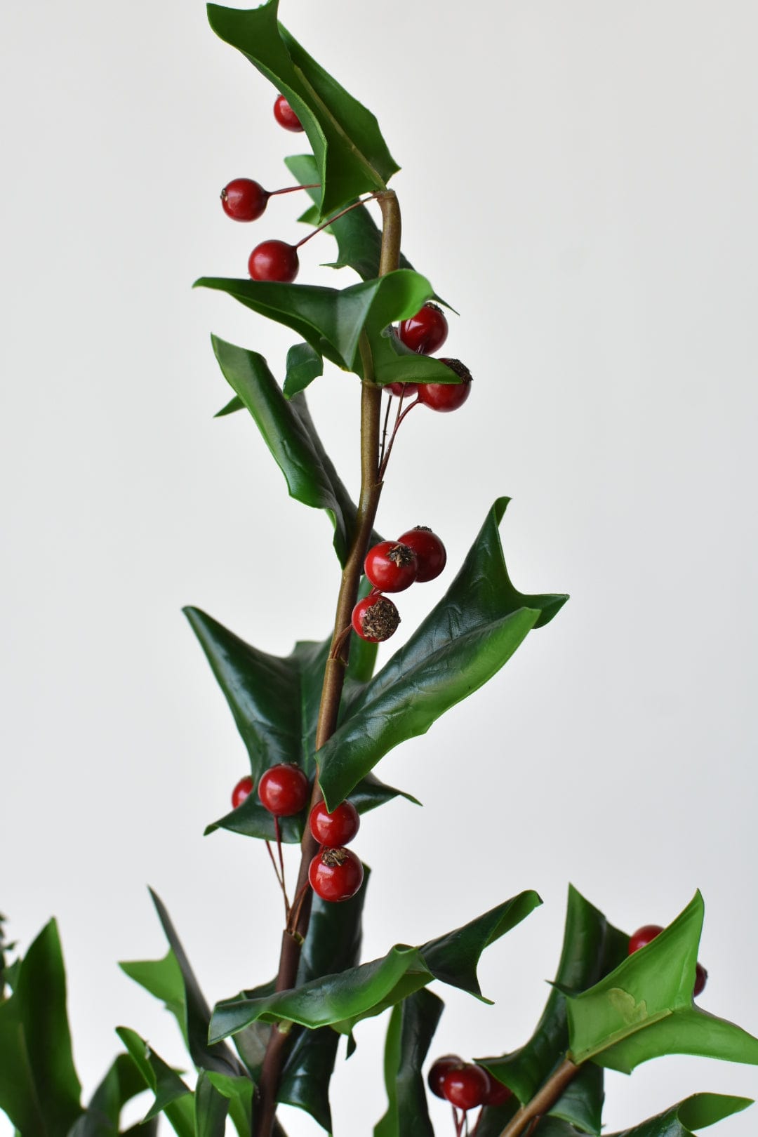 38" Faux Real Touch Holly Branch