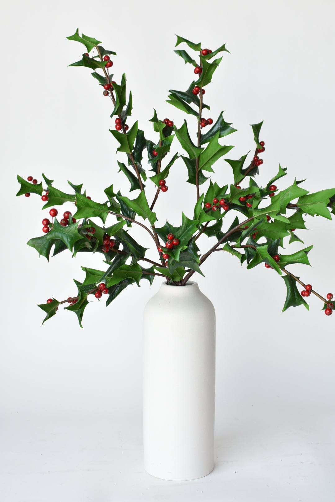 38" Faux Real Touch Holly Branch