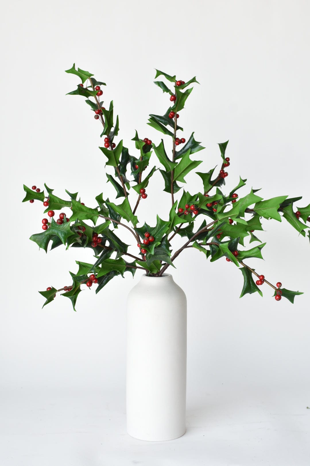38" Faux Real Touch Holly Branch