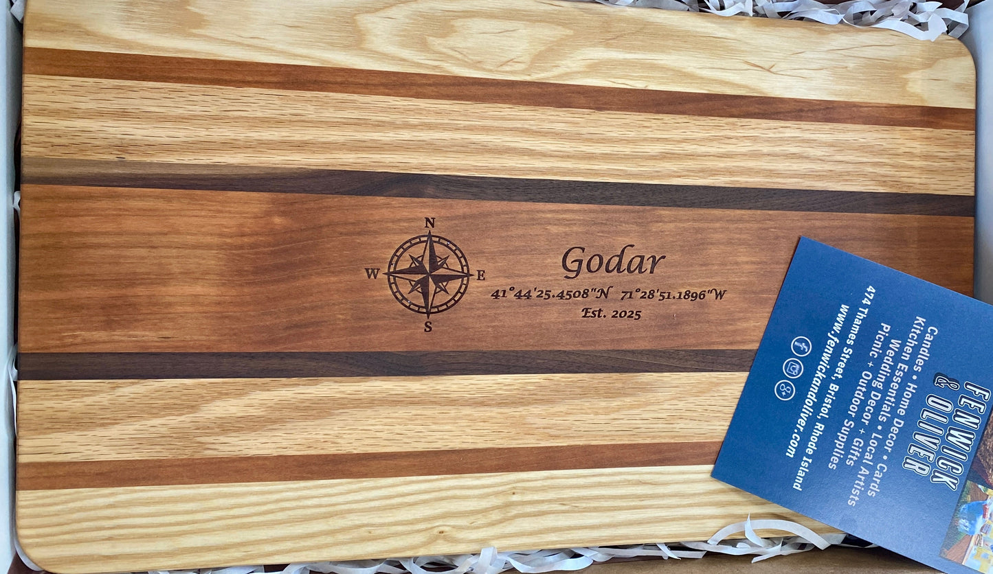 Reclaimed Wood Cutting Board: "The Thames"