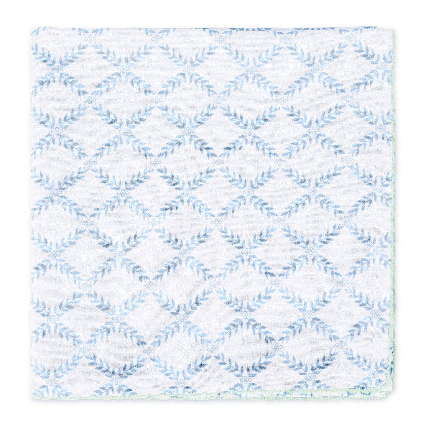 Blue Trellis Printed Napkin Set of 4