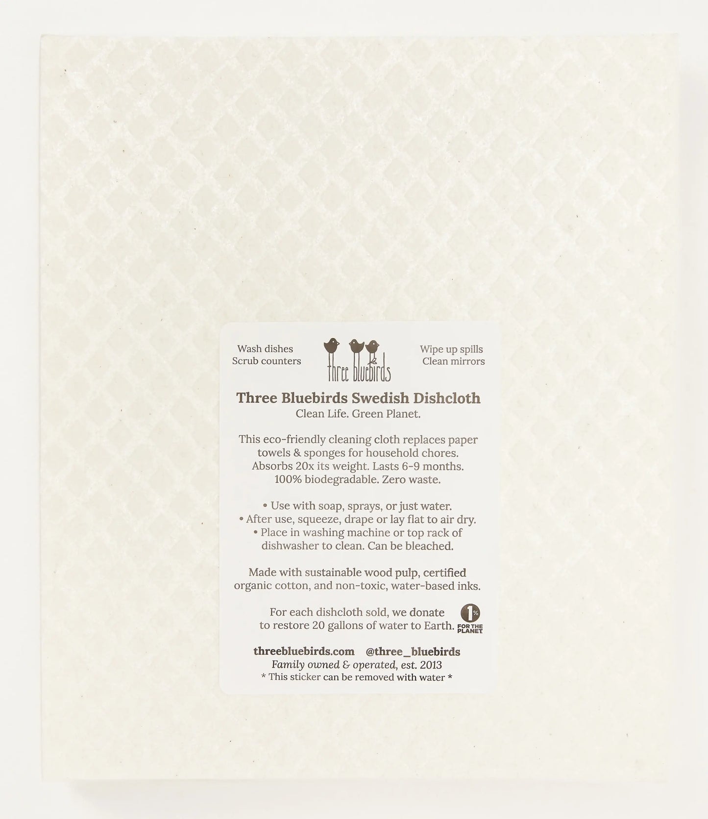 Christmas Trees Swedish Dishcloth