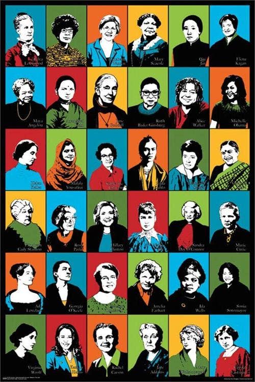 Feminist Icons Poster 24" x 36"
