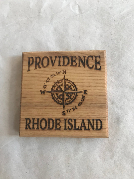 Coaster Providence R.I. Compass Rose - Ash - Fenwick & OliverCoaster Providence R.I. Compass Rose - AshFenwick & OliverFenwick & OliverCOA-PROCR-AS