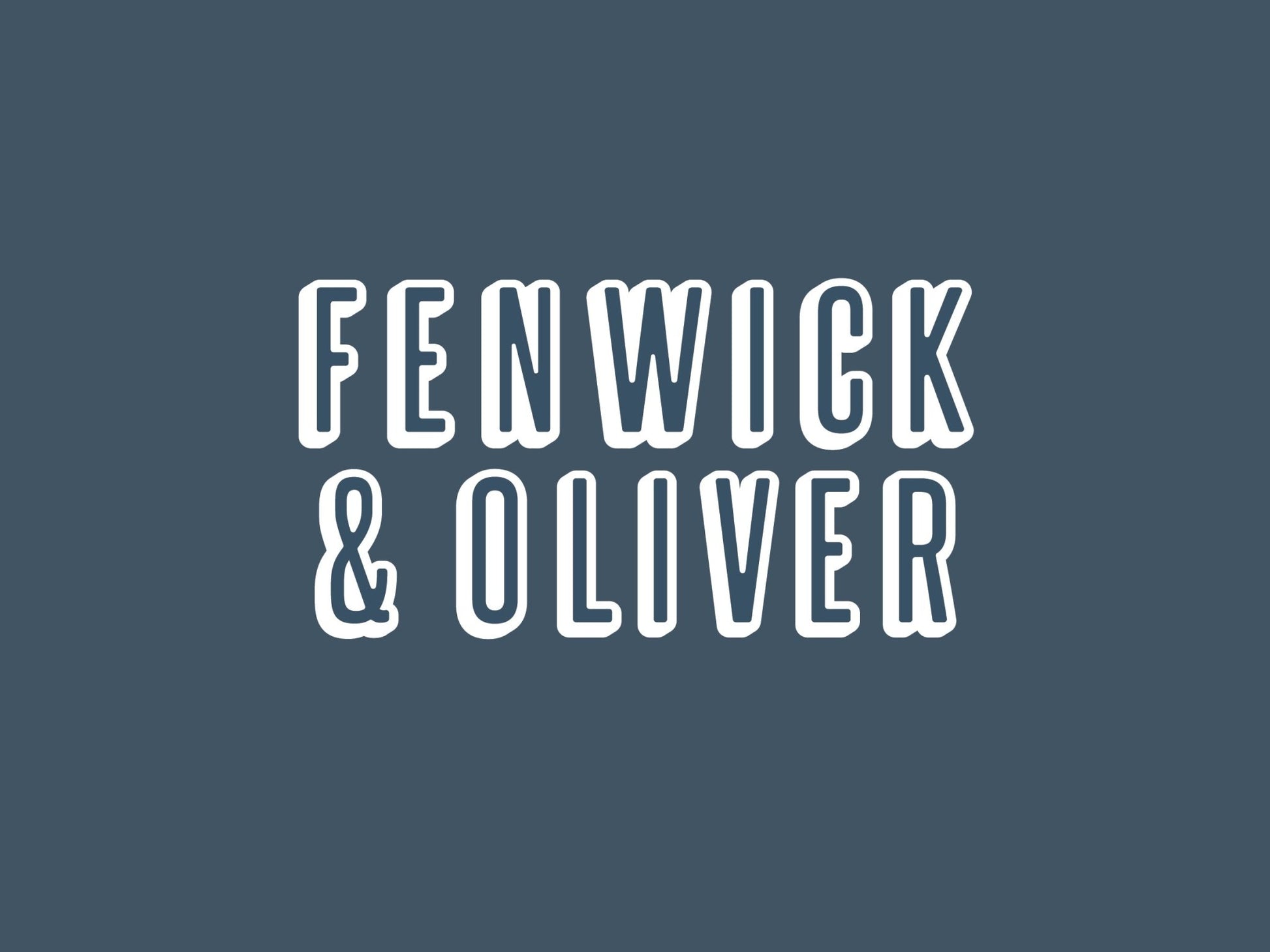 Fenwick & Oliver Gift Card - Fenwick & OliverFenwick & Oliver Gift CardFenwick & OliverFenwick & Oliver