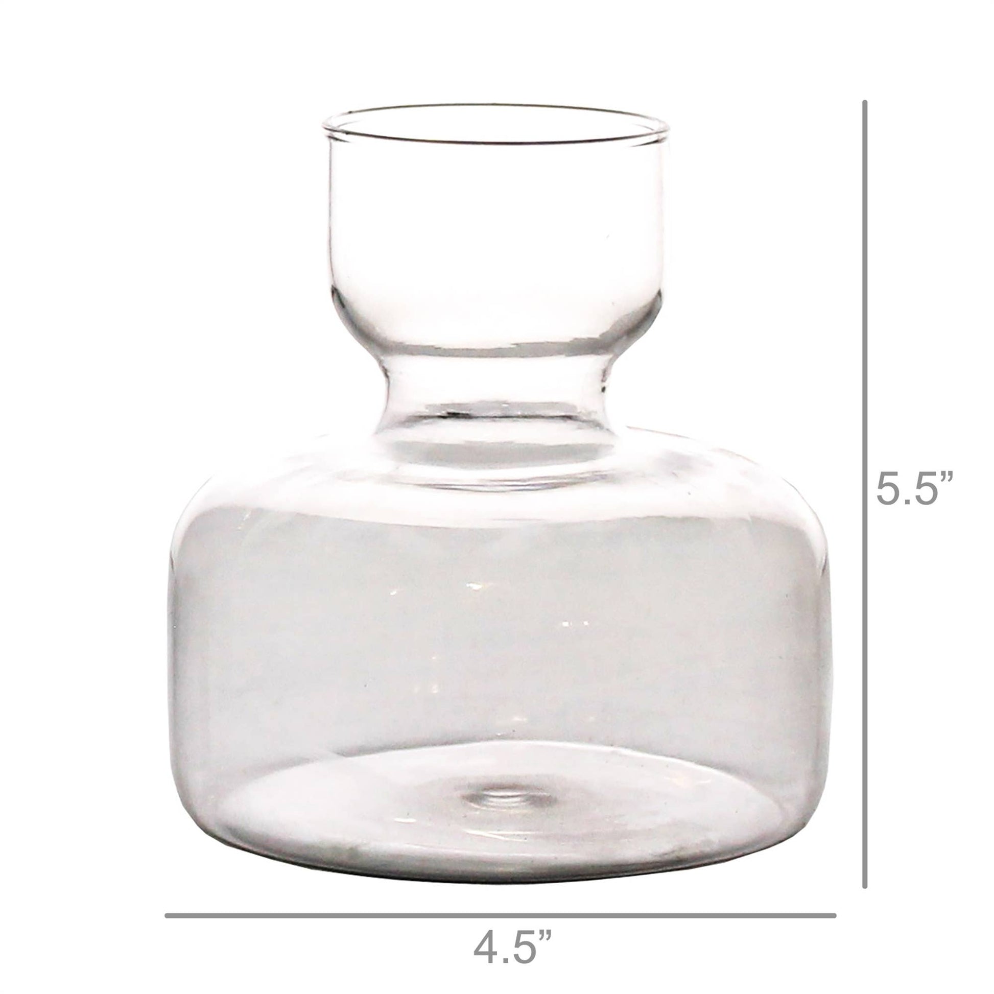 HomArt - Bulb Vase, Wide Bottom, Glass - Fenwick & OliverHomArt - Bulb Vase, Wide Bottom, GlassHomArtFenwick & Oliver6215-0