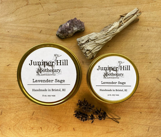 Lavender Sage - 4oz - Fenwick & OliverLavender Sage - 4ozCandlesJuniper Hill ApothecaryFenwick & OliverJHA-LS-4