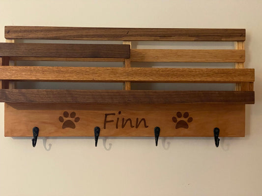 Leash Holder: Personalized with Pet Name/s - Fenwick & OliverLeash Holder: Personalized with Pet Name/sFenwick & OliverFenwick & Oliver