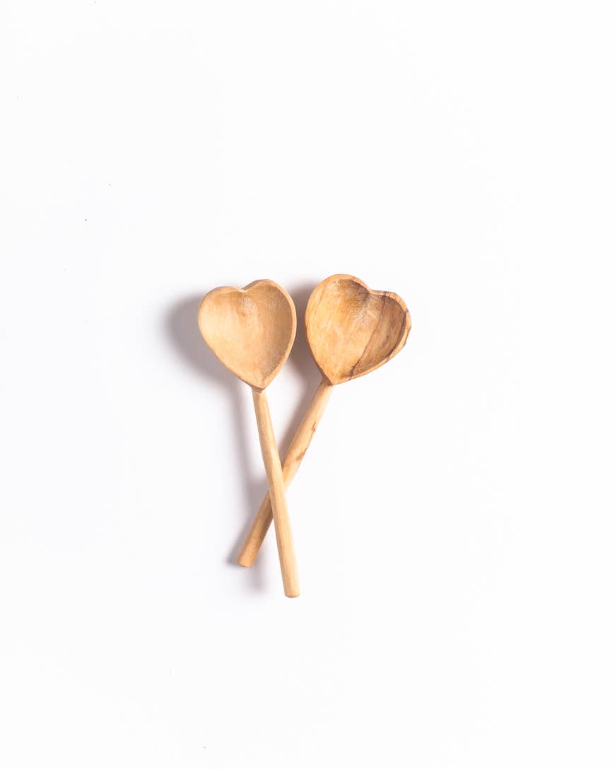 Olive Wood Heart Spoon Set - Fenwick & OliverOlive Wood Heart Spoon SetUtensilCreative WomenFenwick & OliverOLV-2HT