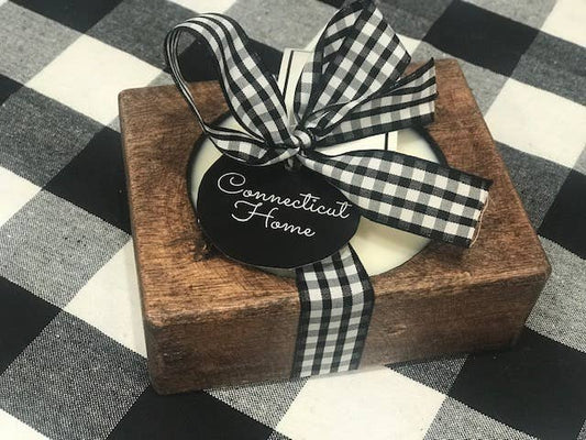 Plaid Rooster Co - Soy candle in wood cheese mold - Fenwick & OliverPlaid Rooster Co - Soy candle in wood cheese moldPlaid Rooster CoFenwick & OliverPLC-EL-CM-SOY